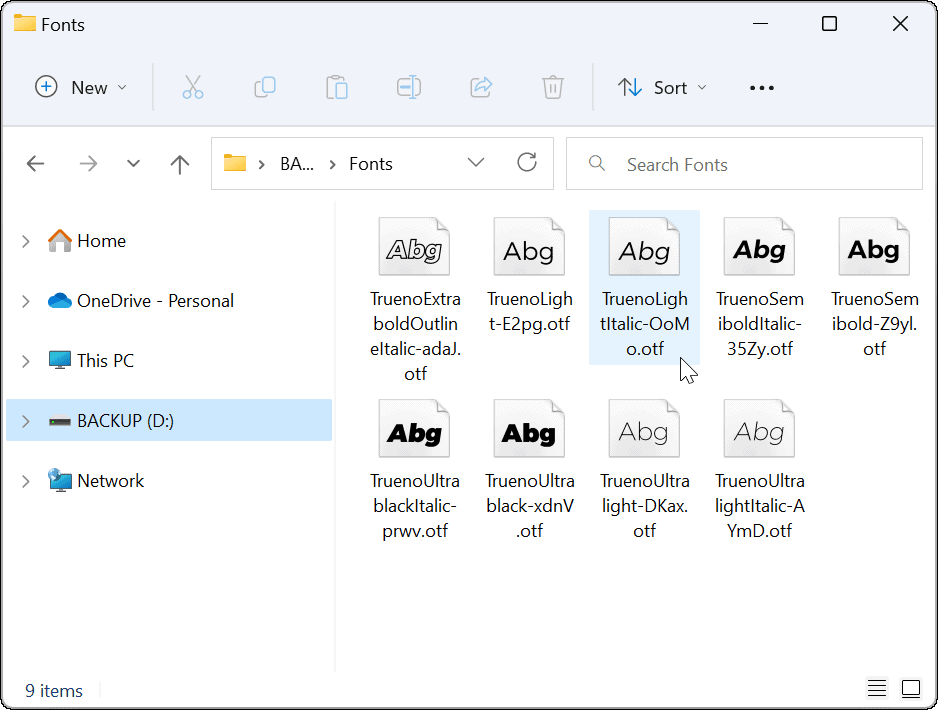 Zainstaluj lub odinstaluj czcionki w systemie Windows 11