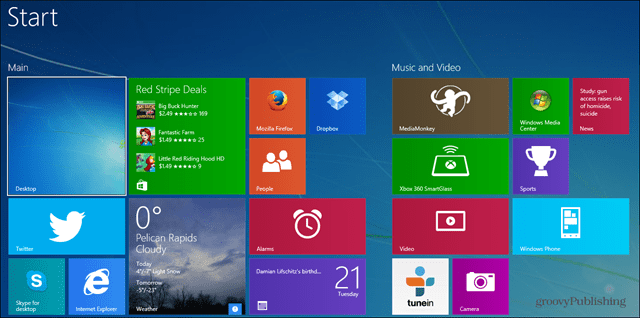 Jak wykonać kopię zapasową i zresetować ekran startowy systemu Windows 8.1