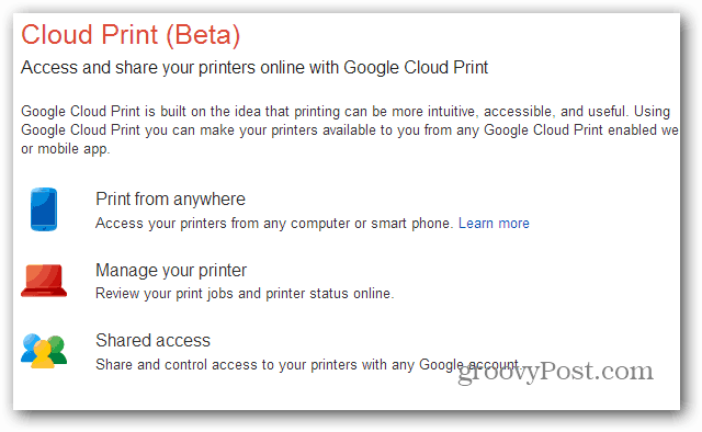 Drukuj z Nexusa 7 za pomocą Google Cloud Print