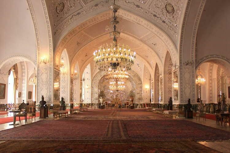 Wnętrze Pałacu Golestan