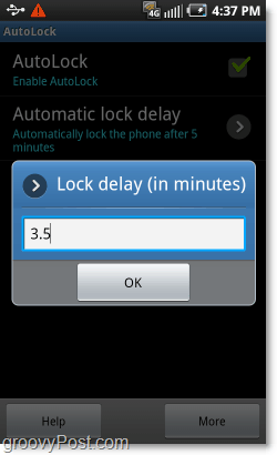 Dostosuj zegar blokady wzoru Android