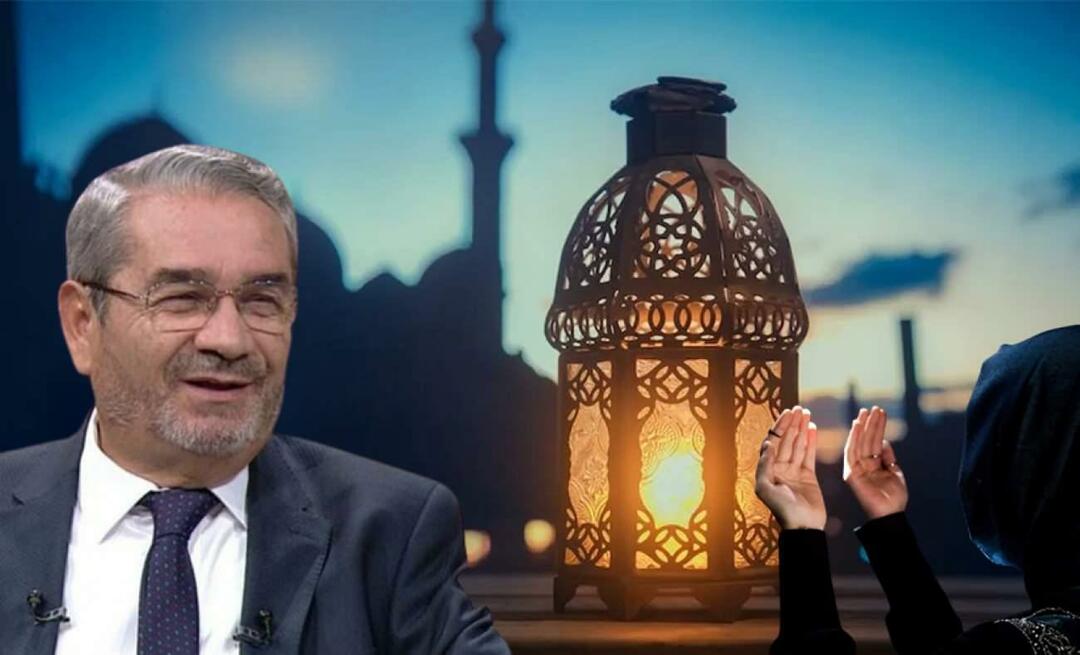 Czy miesiąc Ramadan jest okazją do pozbycia się grzechów? Pisarz teolog A. mówi Riza Temel