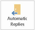 Przycisk automatycznych odpowiedzi programu Outlook Przycisk automatycznych odpowiedzi programu Outlook