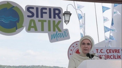Pierwszy telefon od pierwszej damy Erdoğan w celu wsparcia projektu „Zero Waste Blue”