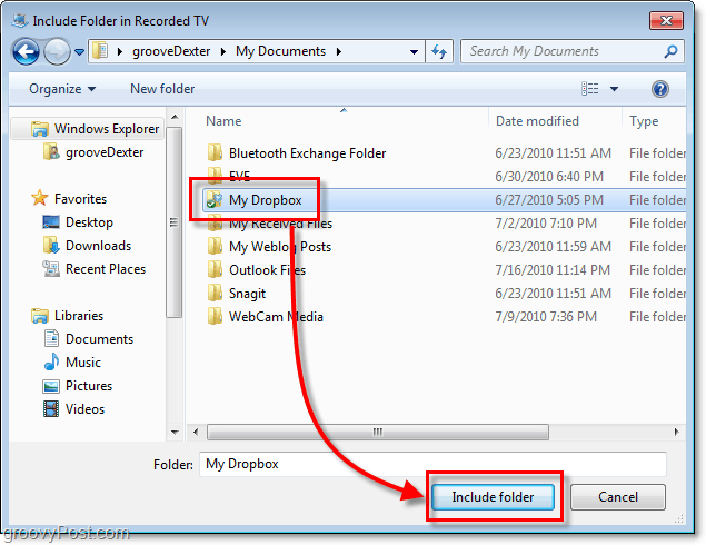 Dodaj „My Dropbox” do menu Start systemu Windows
