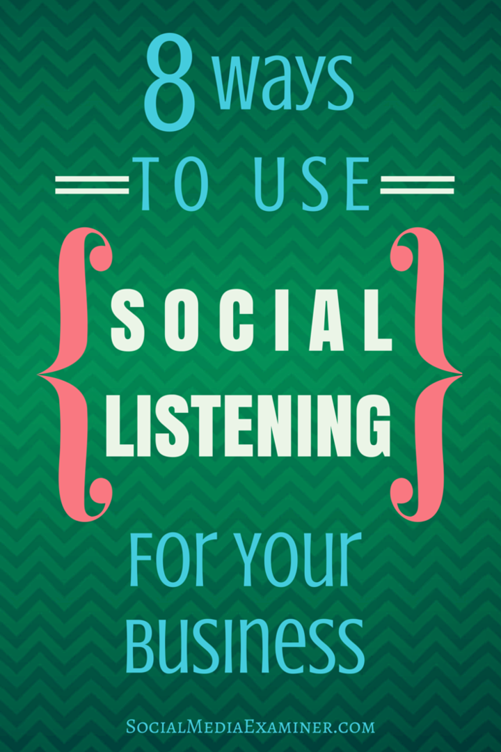8 sposobów wykorzystania social listeningu w Twojej firmie