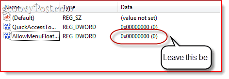 wyłącz mini pasek narzędzi w programie Word 2010 i Excel 2007