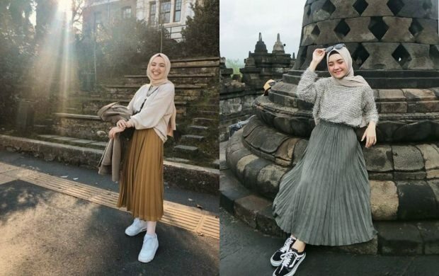  kombinacje spódnica sweter hidżab