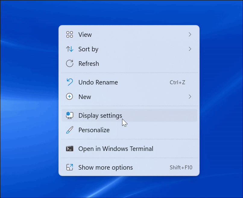 Ustawienia wyświetlania w systemie Windows 11