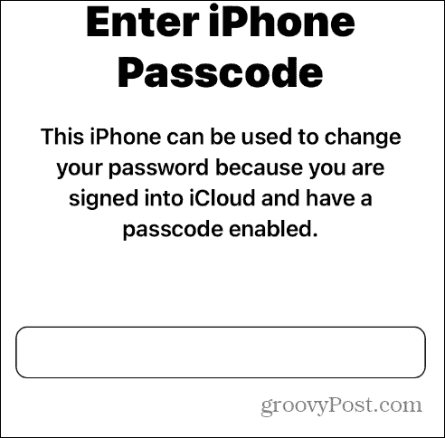 Zmień swoje hasło Apple ID