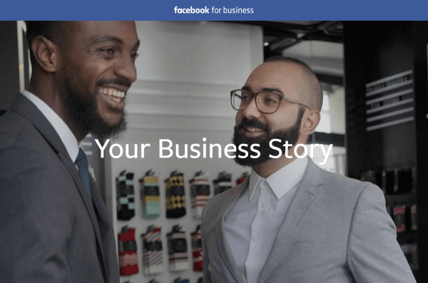 facebook Twoja historia biznesowa