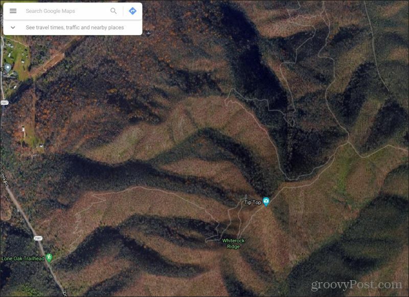 widok satelitarny map google