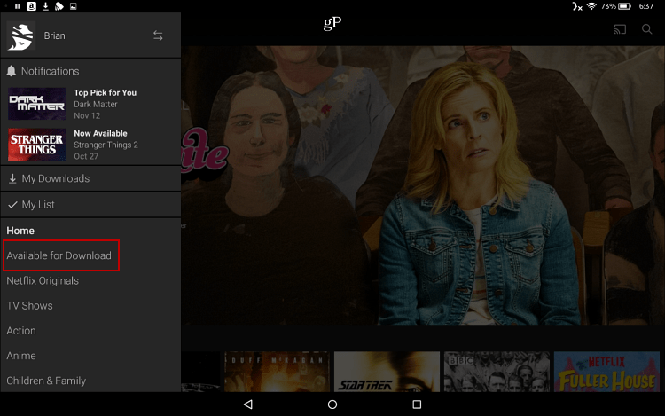 Pobierz Netflix na Fire HD 10