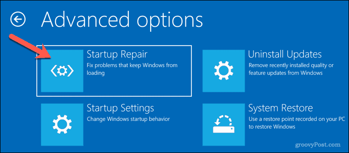 Uruchamianie automatycznej naprawy w systemie Windows 10