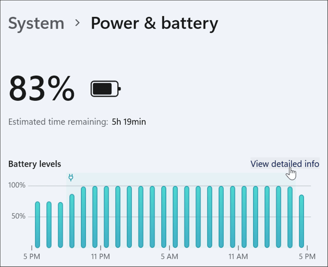 Jak sprawdzić pozostały czas pracy baterii w systemie Windows 11?