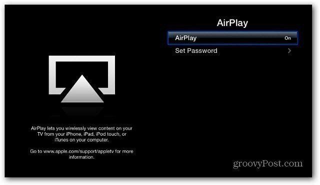 Obsługa Apple TV przez AirPlay
