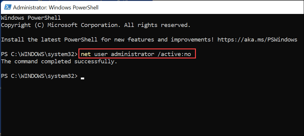 włącz konto administratora w systemie Windows 11