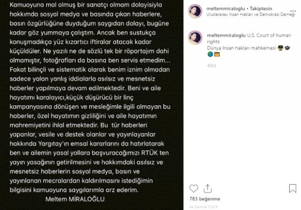Aktorka Meltem Miraloğlu, nie zaprzeczaj wiadomościom, które się rozwiedły!