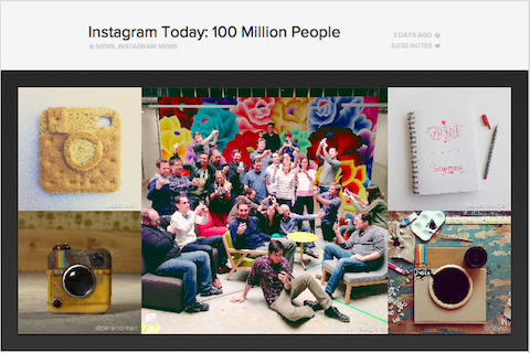 Instagram 100 milionów
