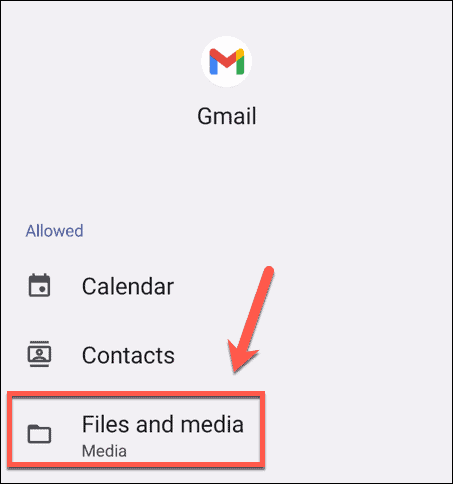 pliki Gmaila na Androida i ustawienia multimediów