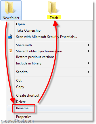 jak zmienić nazwę folderu w systemie Windows 7