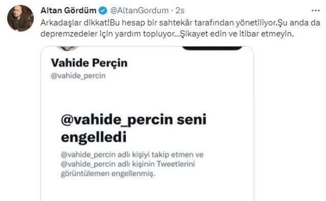 Fałszywe konto otwarte w imieniu Vahide Perçin