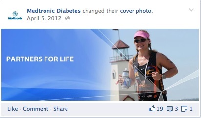 Medtronic cukrzyca pierwszy baner na Facebooku