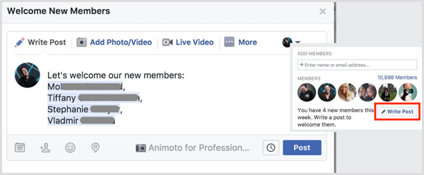 Grupa na Facebooku wita nowych członków