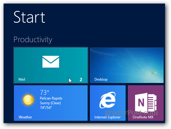 Aplikacja poczty Windows 8
