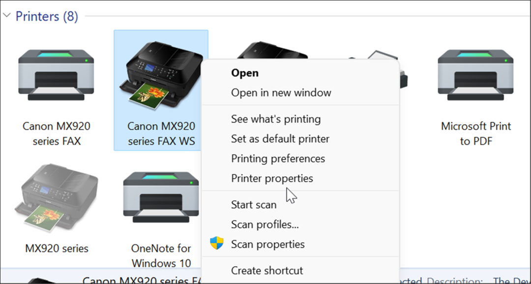 właściwości drukarki udostępniają drukarkę w systemie Windows 11