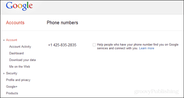 Zrezygnuj z połączenia swojego numeru telefonu z funkcją wyszukiwania Google