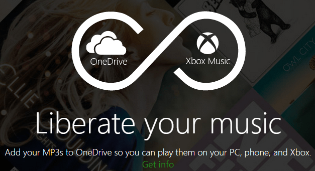 Uzyskaj dostęp do swojej kolekcji muzyki z OneDrive za pośrednictwem Xbox Music