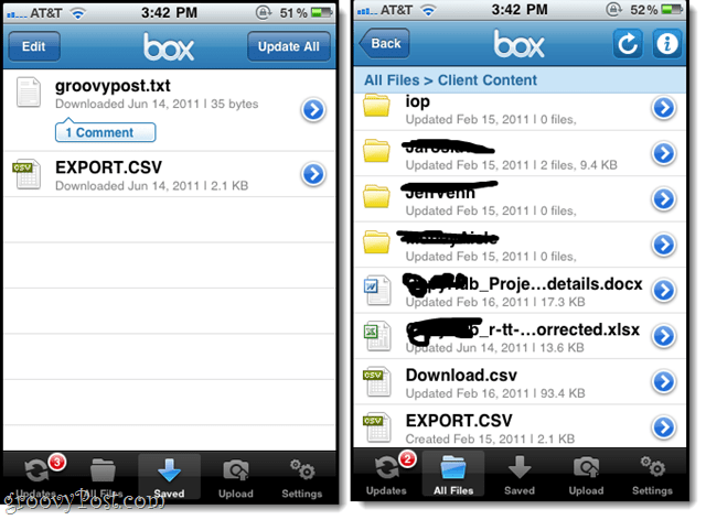 Aplikacja box.net iOS