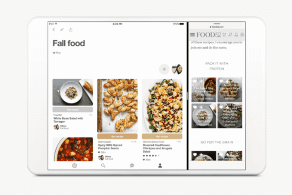 Pinterest ułatwił zapisywanie i udostępnianie Pinów ze świeżo zaktualizowanego iPada lub iPhone'a dzięki kilku nowym skrótom do aplikacji Pinterest na iOS.