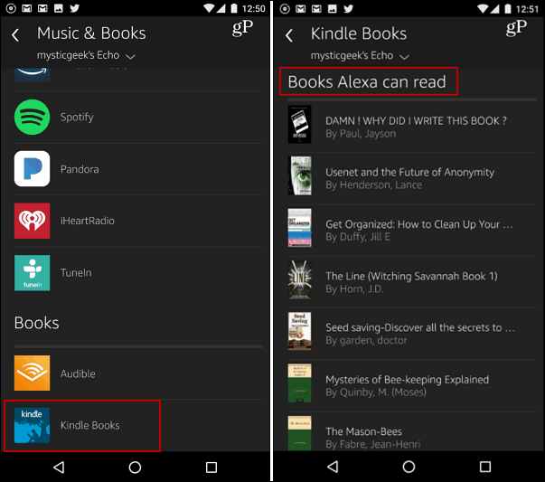 Jak znaleźć eBooki Kindle Alexa może czytać