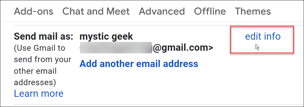jak zmienić nazwę w Gmailu