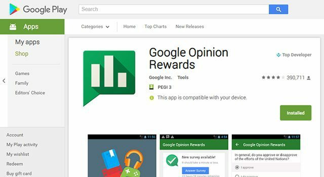 Strona Play Google Play kredyt darmowe aplikacje sklep muzyka TV pokazuje filmy komiksy android opinia nagrody ankiety lokalizacja