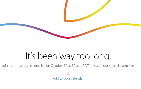 Apple transmituje na żywo swoje wydarzenie jutro
