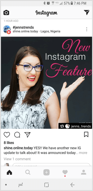 Instagram śledzi markowy hashtag
