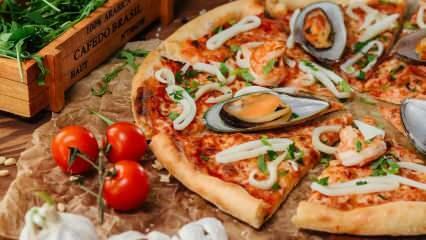 Jak zrobić pizzę z owocami morza? Przepis na śródziemnomorską pizzę z owocami morza w domu! Pizza Di Mare