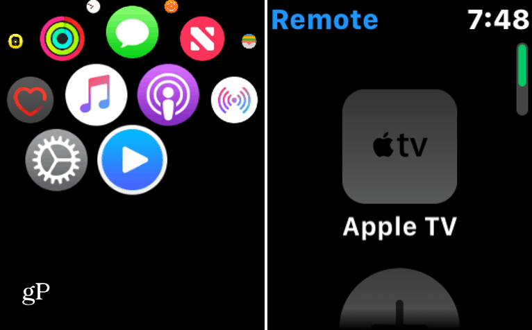 Podłącz Apple Watch do Apple TV
