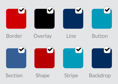 Wybierz kolory układu dla swojego projektu RelayThat.