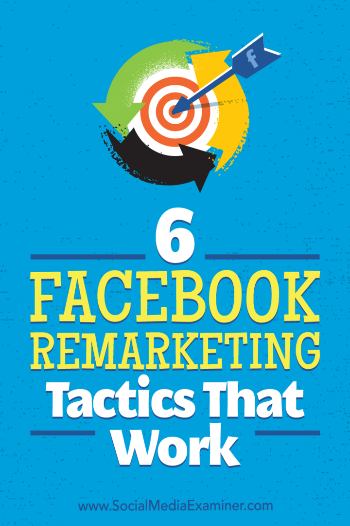 6 taktyk remarketingowych na Facebooku: egzaminator mediów społecznościowych