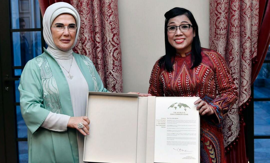 Pierwsza dama Erdoğan spotkała się z żoną premiera Wietnamu!