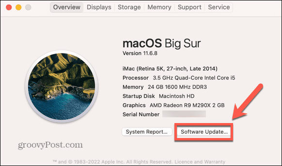 aktualizacja oprogramowania mac