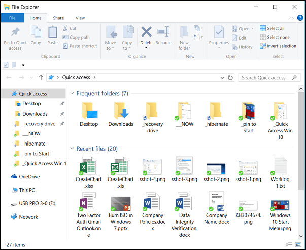 Szybki dostęp do systemu Windows 10