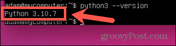 wersja ubuntu python