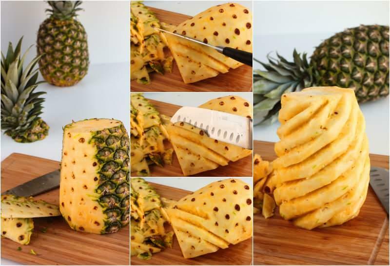 jak obrać ananasa