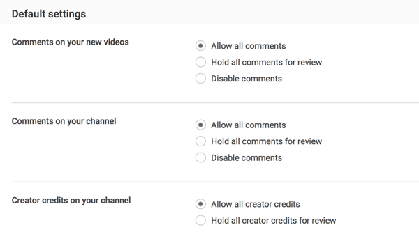 Możesz zezwolić na wszystkie komentarze po przesłaniu lub zatrzymać je do sprawdzenia, w zależności od preferencji moderowania YouTube.