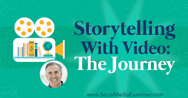 Storytelling With Video: The Journey zawierający spostrzeżenia Michaela Stelznera na temat podcastu Social Media Marketing.